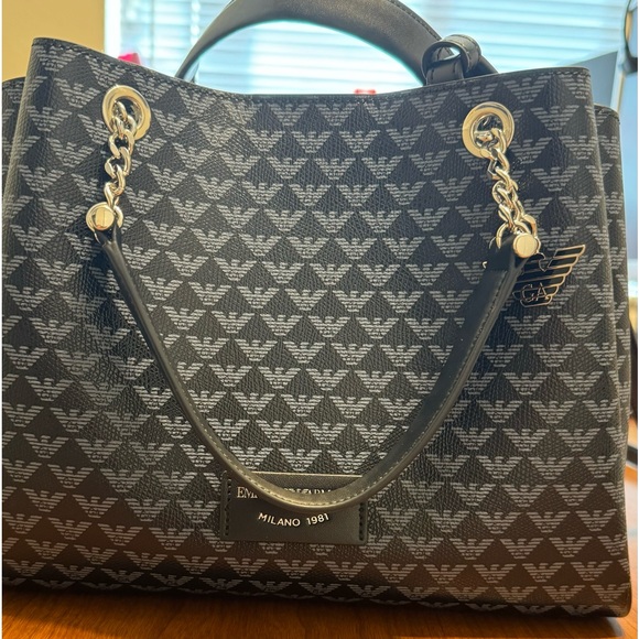 Emporio Armani handbag with eagle charm